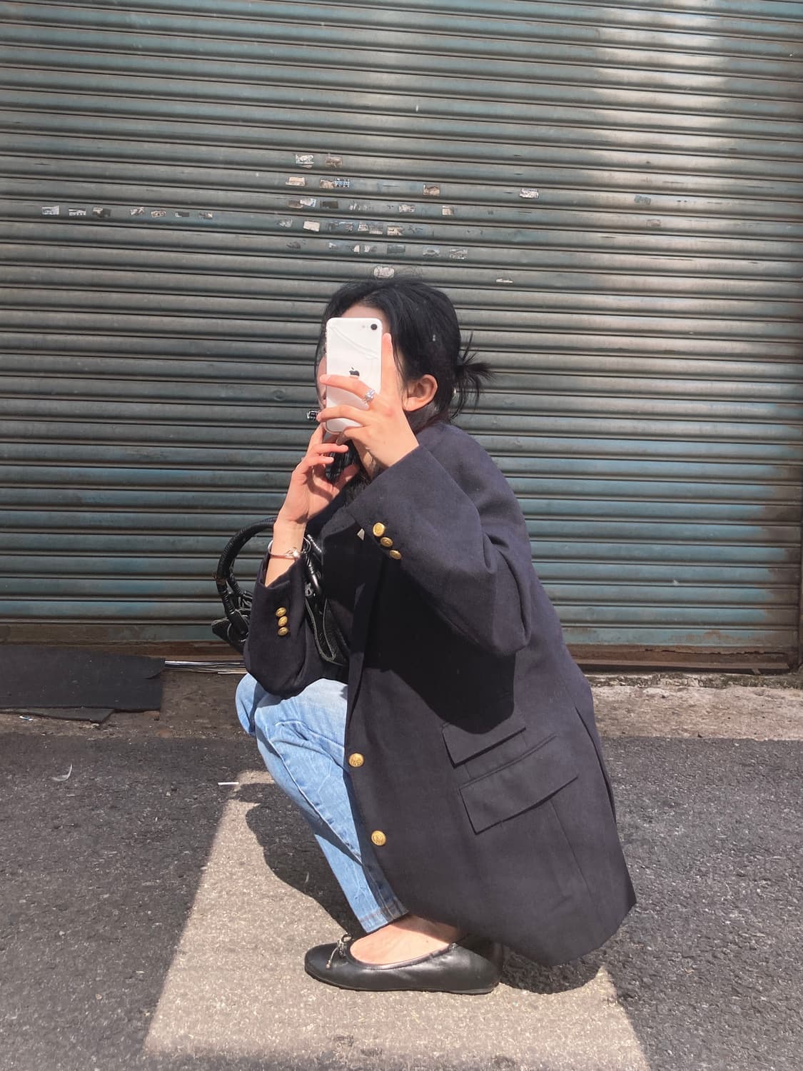 언밸 투포켓 금장 블레이저 상품이미지2