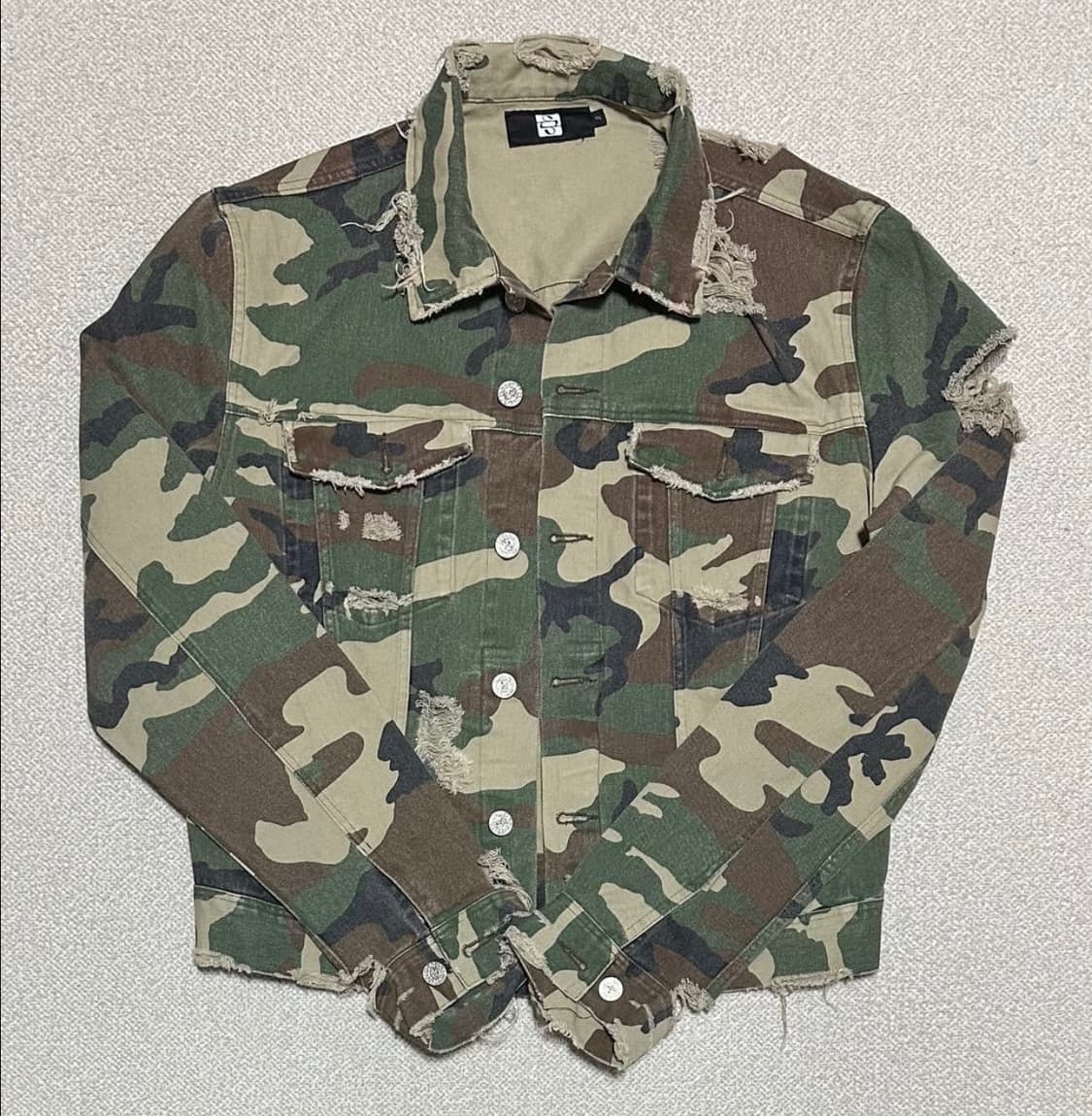선데이오프클럽 카모 트러커 자켓 상품이미지3