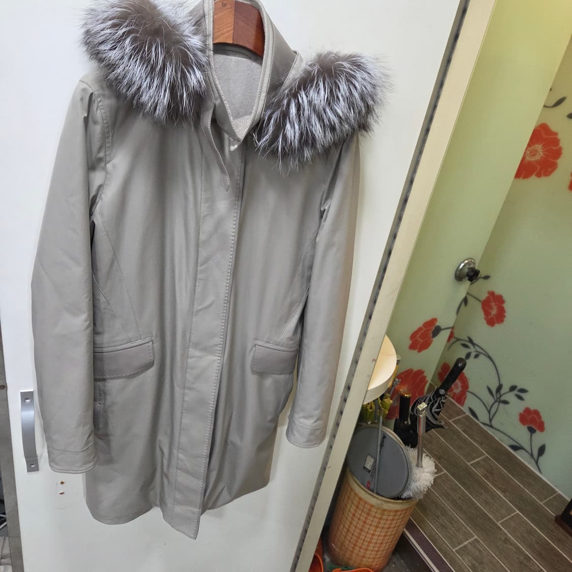 로로피아나 폭스 패딩 하프 코트 상품이미지1