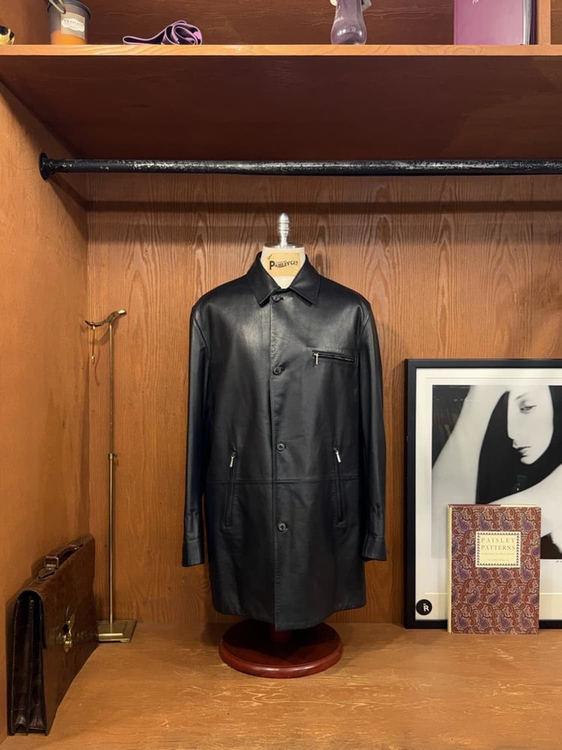 던힐 리버시블 레더 자켓 상품이미지1