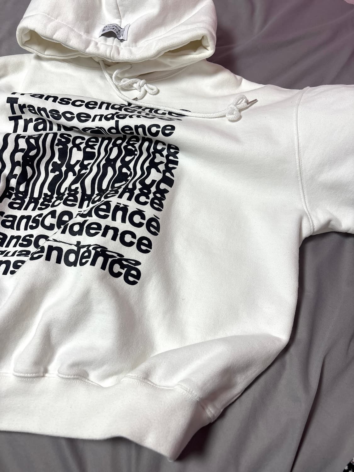 Illedit 화이트 후드티 상품이미지1