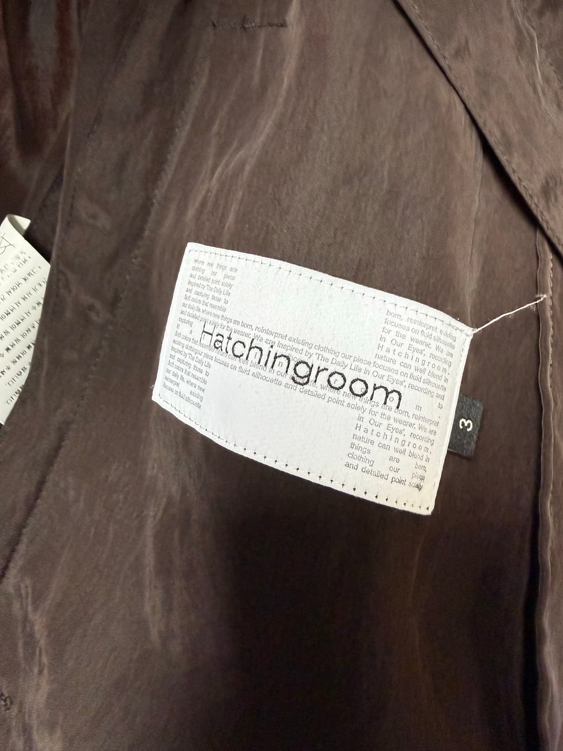 해칭룸 하이넥 셔켓 버건디 상품이미지4