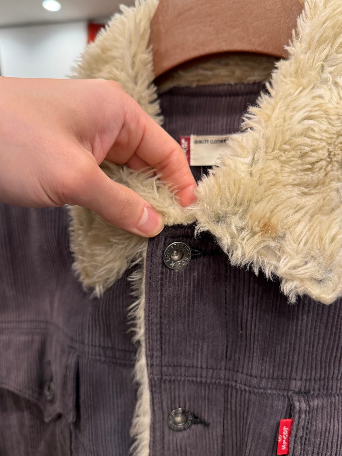 00s Levis 리바이스 쉐르파 코듀로이 웨스턴 트러커 자켓 상품이미지3