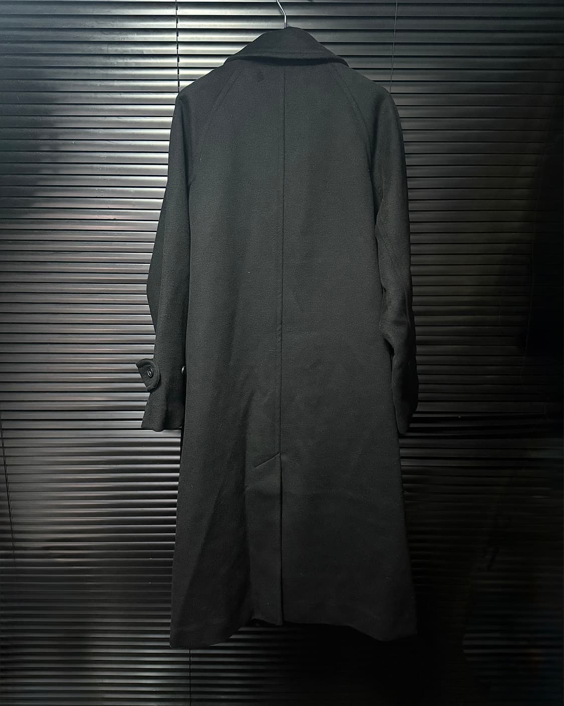 드로우핏 우먼 발마칸 캐시미어 울 롱 코트 블랙 검정 S 90 하이넥 상품이미지9