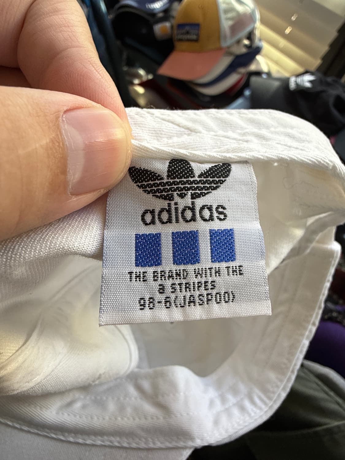 아디다스 90년대 퍼플 로고 볼캡 상품이미지4