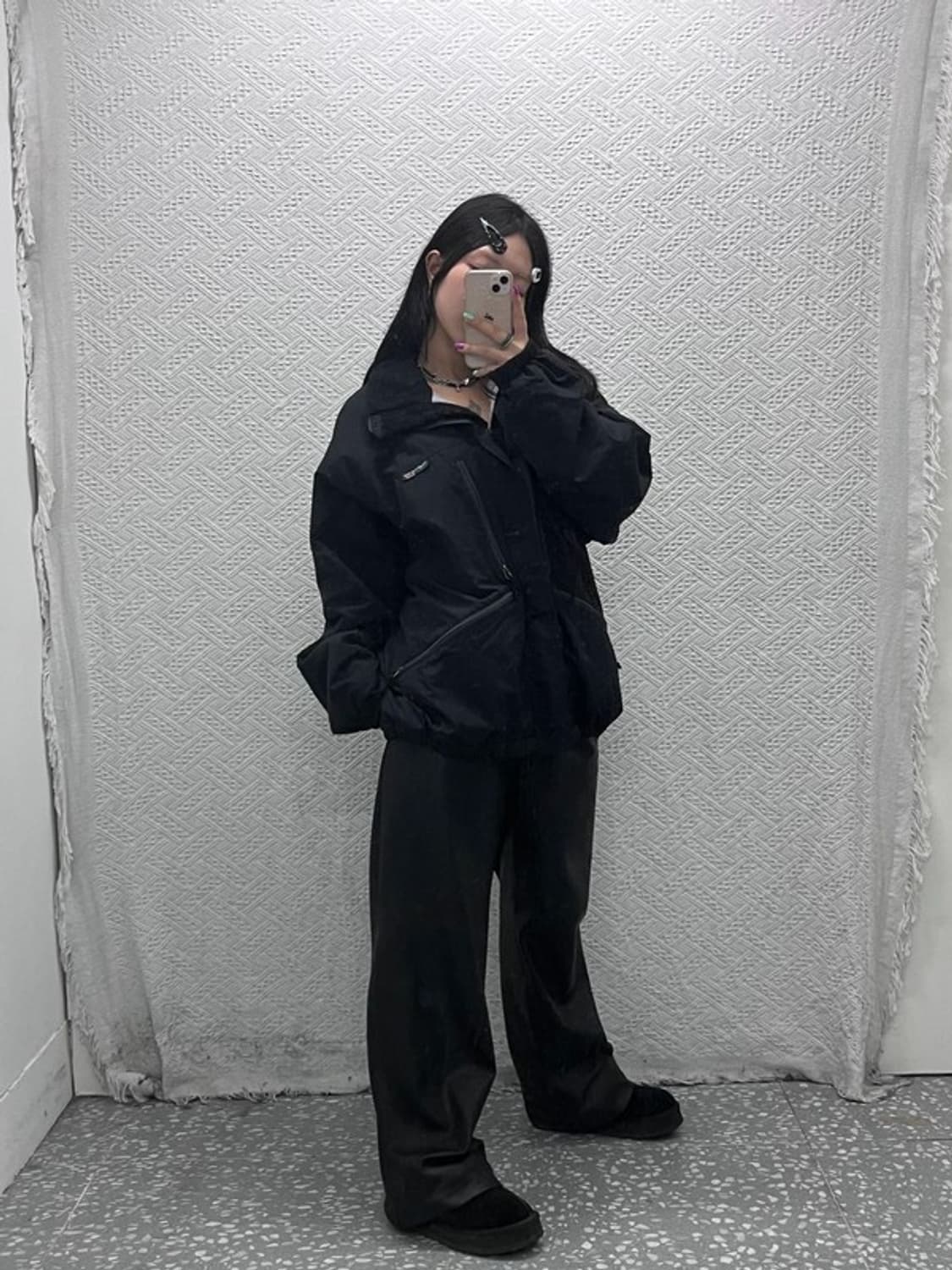 디스이즈네버댓 고프코어 워크웨어 바람막이 양털 자켓 L C07016 상품이미지2