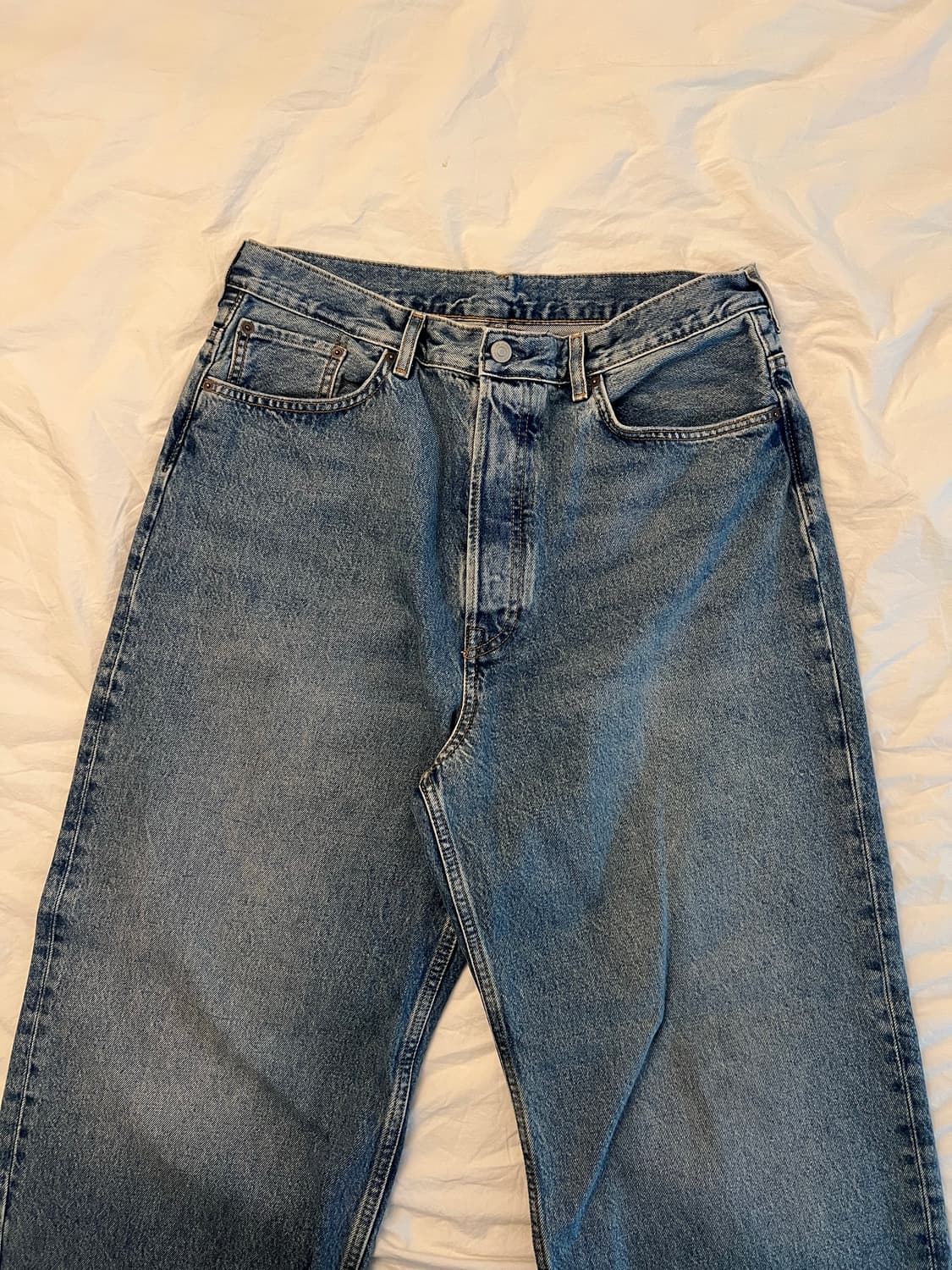 코스 볼륨 와이드 레그 진 데님 31 상품이미지5