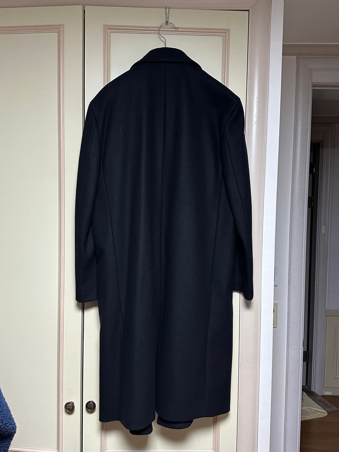 파렌하이트 남성 더블 롱코트 블랙 105 상품이미지4