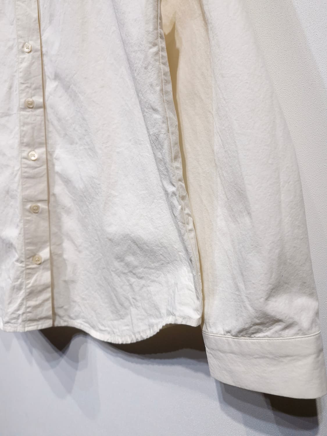 URAGO 유라고 로고 클래식 셔츠 베이지(F) 상품이미지6