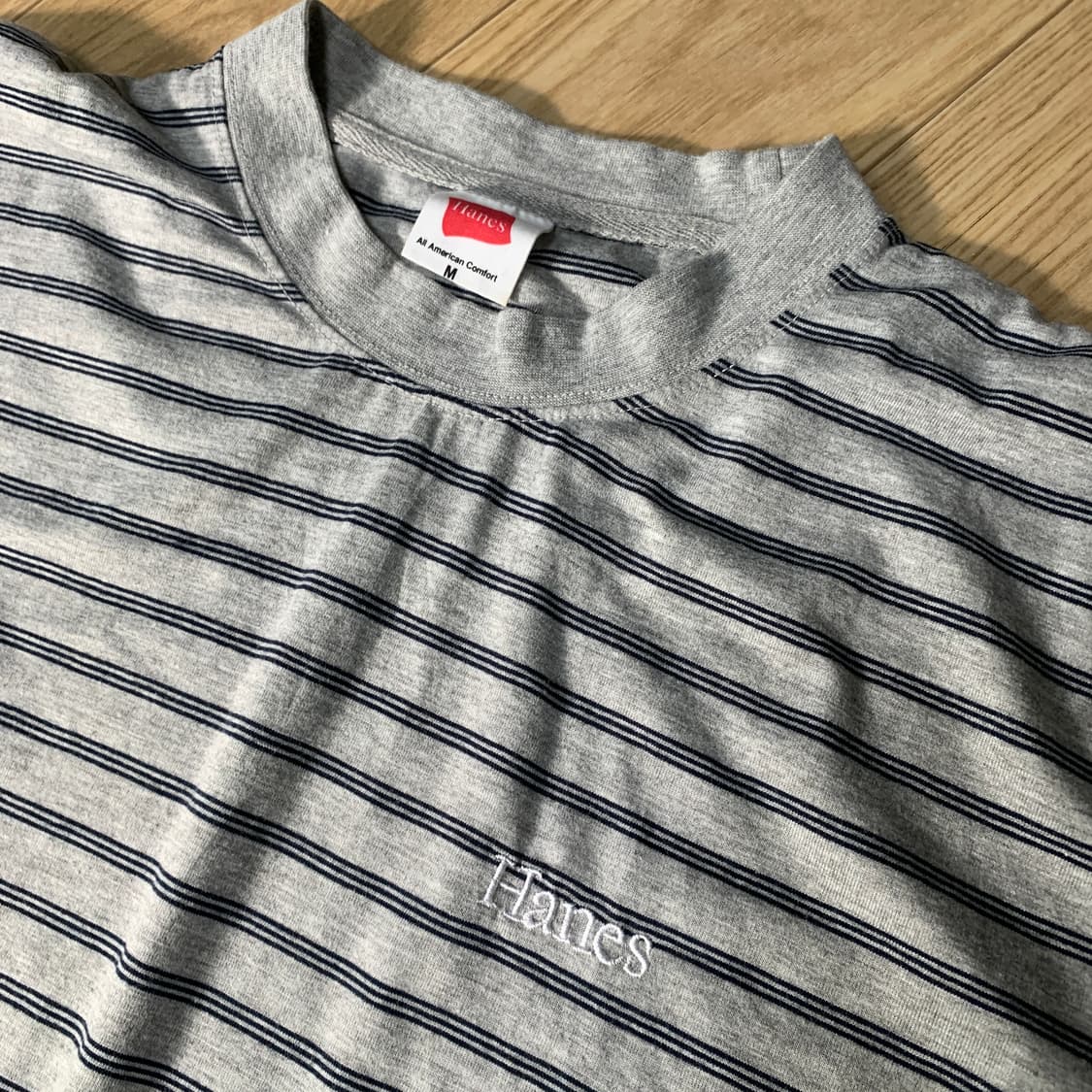 M)Hanes 헤인즈 스트라이프 반팔티 상품이미지3