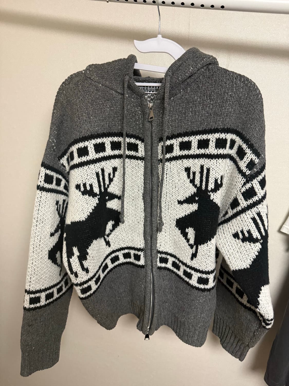 새상품 노르딕 니트 집업 상품이미지1