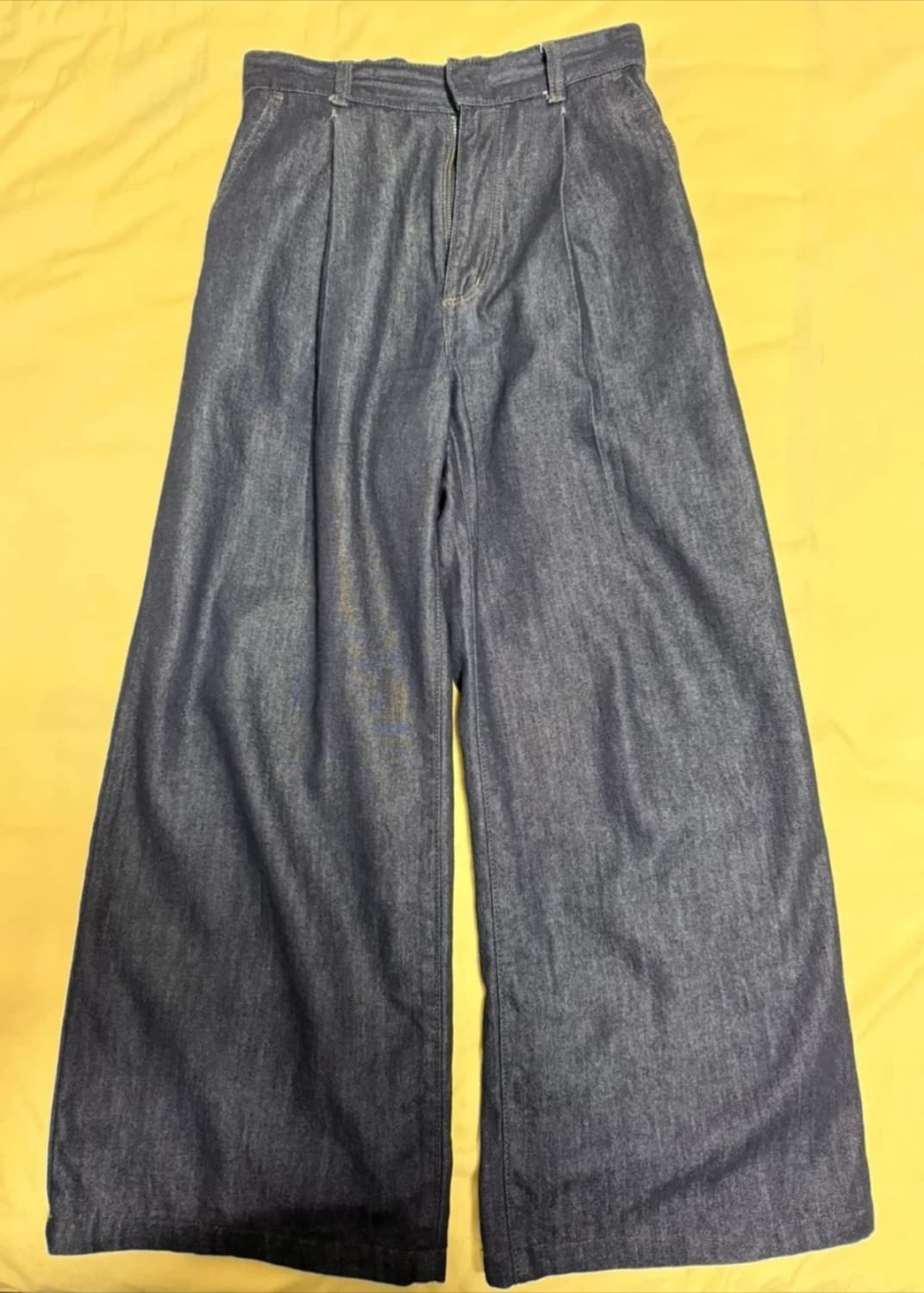 GU 데님 와이드 팬츠 S 상품이미지2