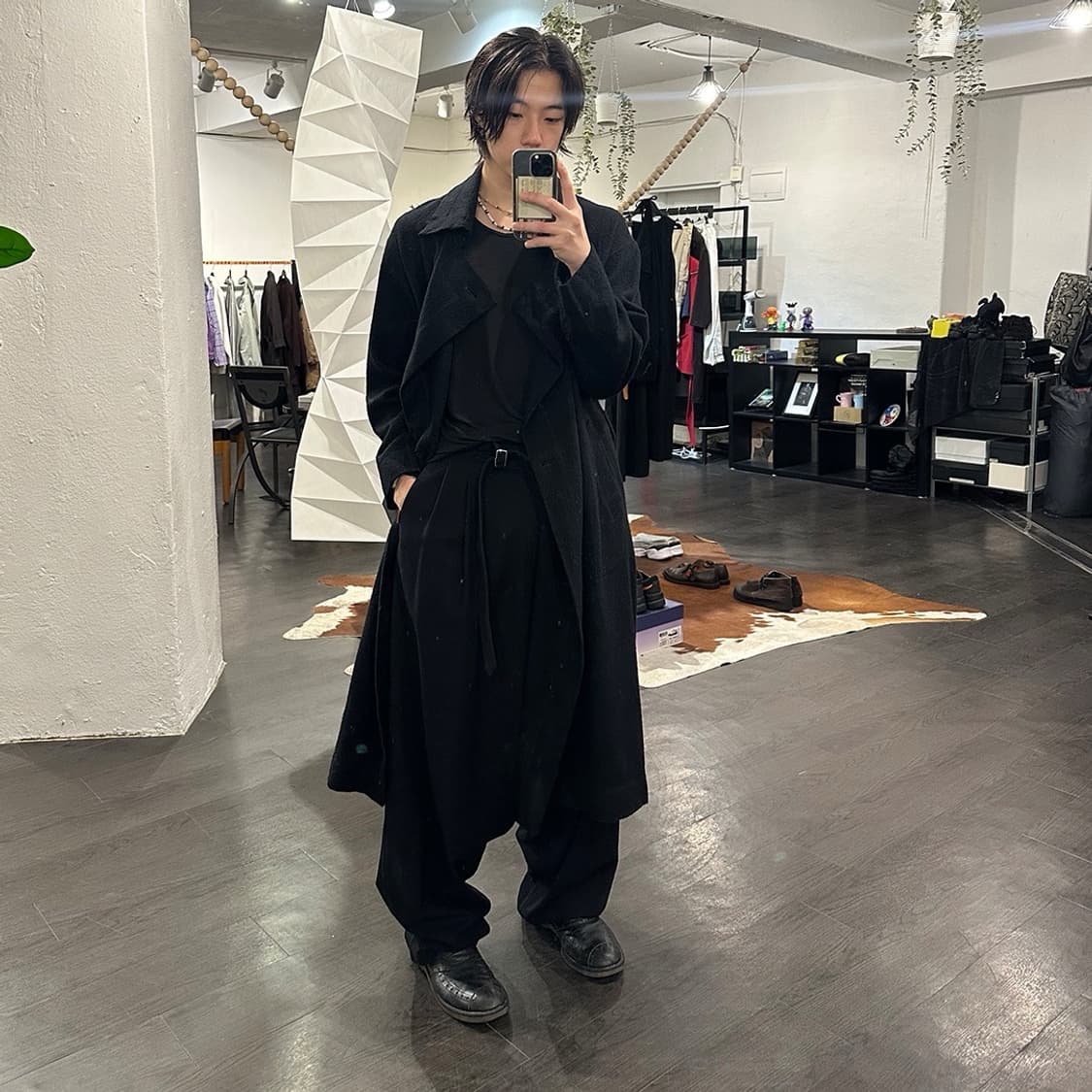  이세이미야케 맨 펠트 울 오버사이즈 코트 상품이미지6