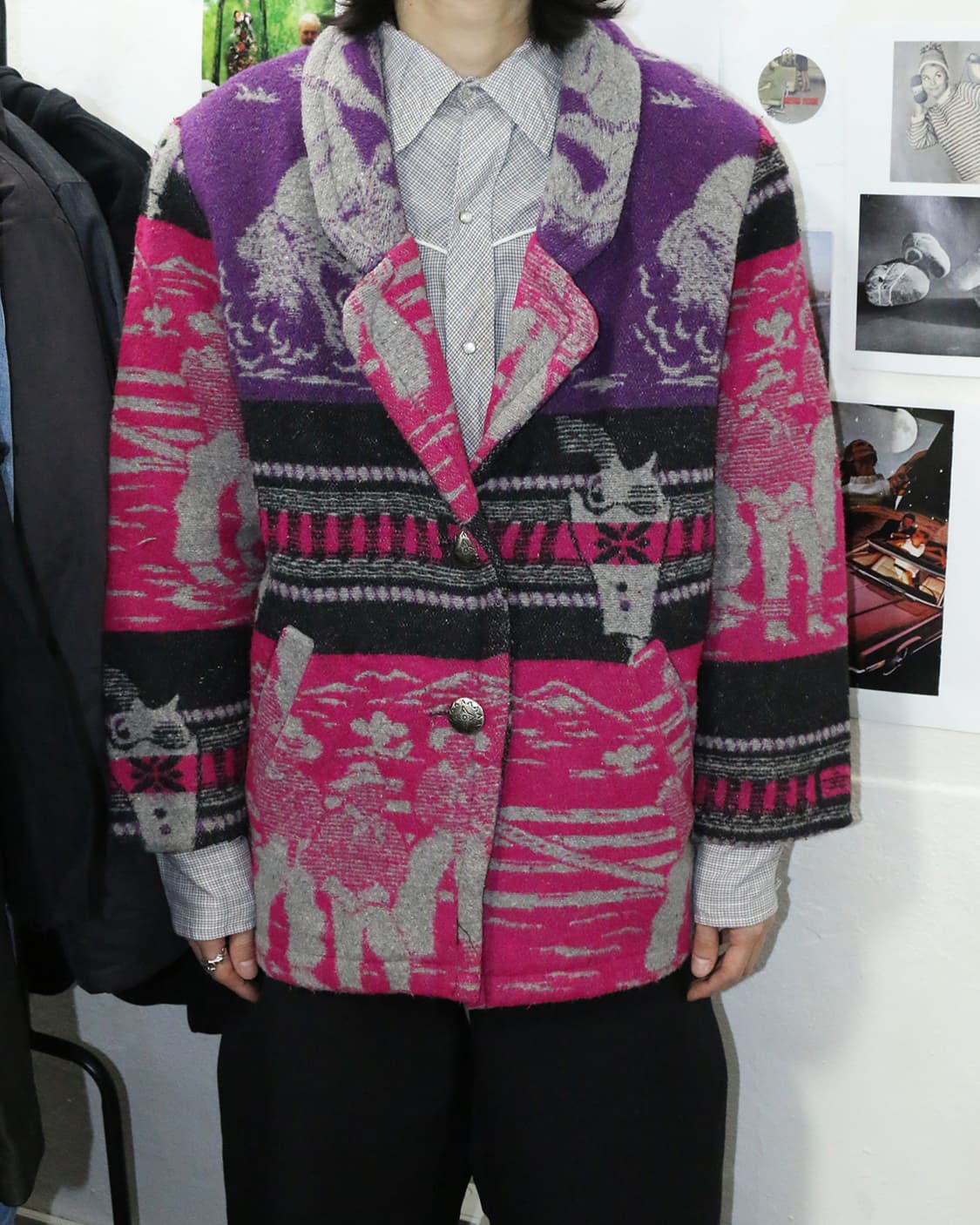 빈티지 에스닉 패턴 자켓 상품이미지2