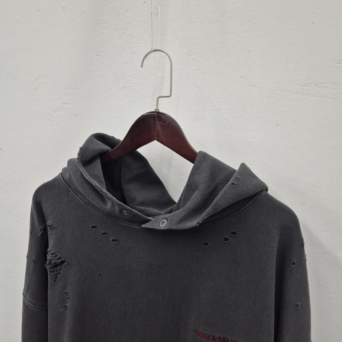 펀치드렁크파티 다모임 가먼트 다이드 후드 3사이즈 상품이미지3