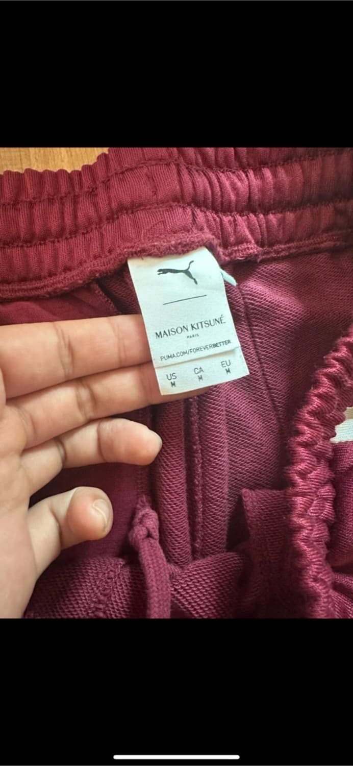 퓨마 메종키츠네 트랙셋업 상의L 하의M 상품이미지8
