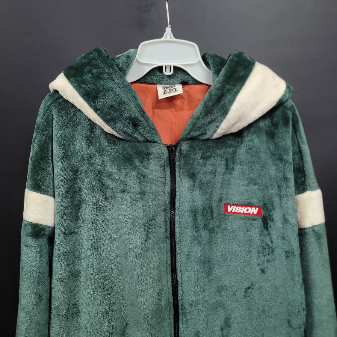 VISION STREET WEAR 후리스 후드 집업 자켓  상품이미지2