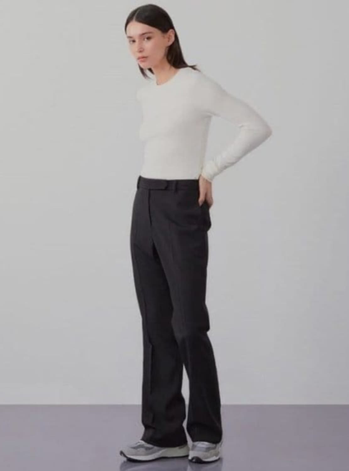 인스턴트펑크 일자 스트릿 슬랙스팬츠 23FW 상품이미지1