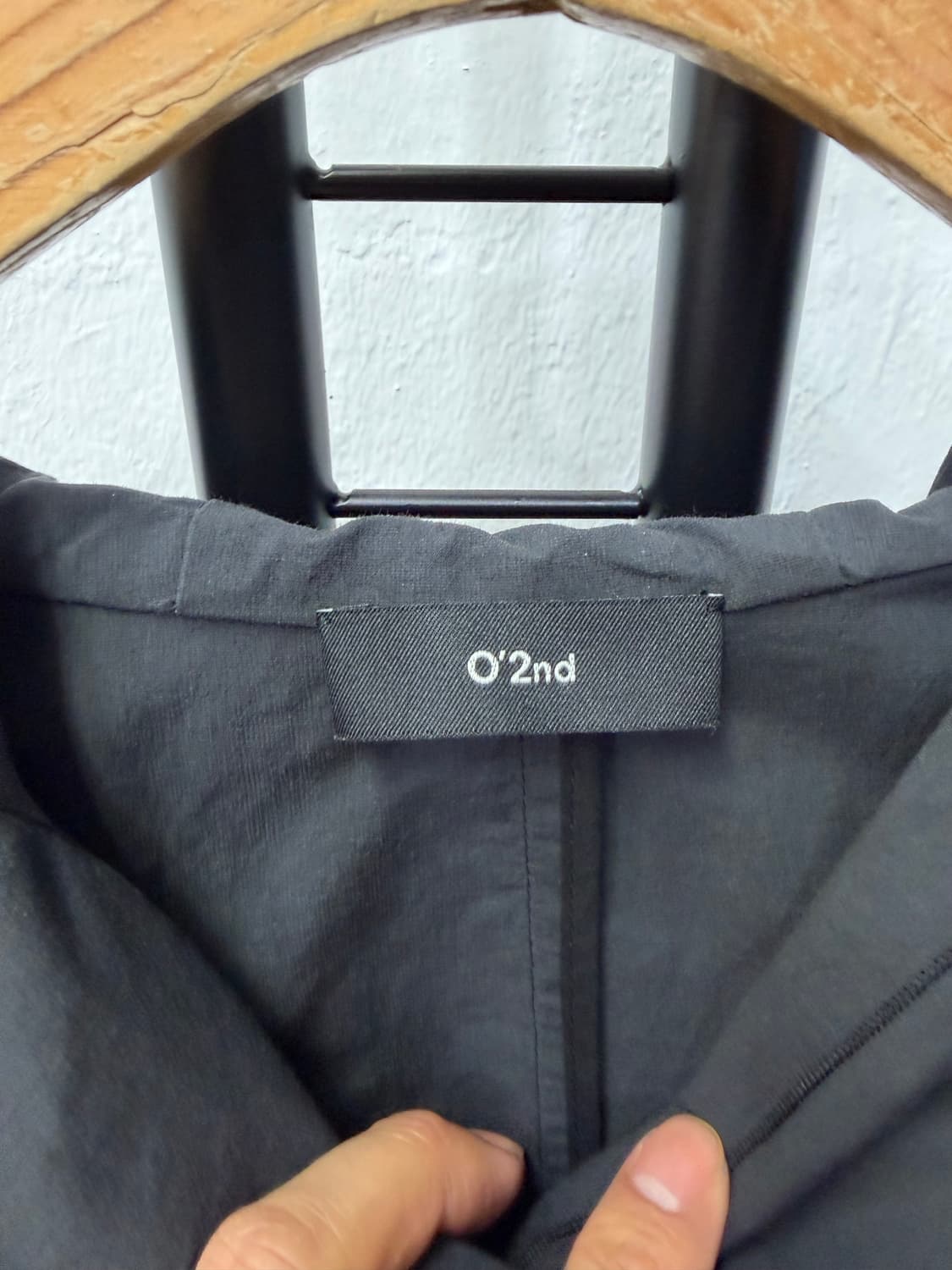 정품) O2ND 오즈세컨 22ss 오버핏 아노락 바람막이 자켓 76 상품이미지7