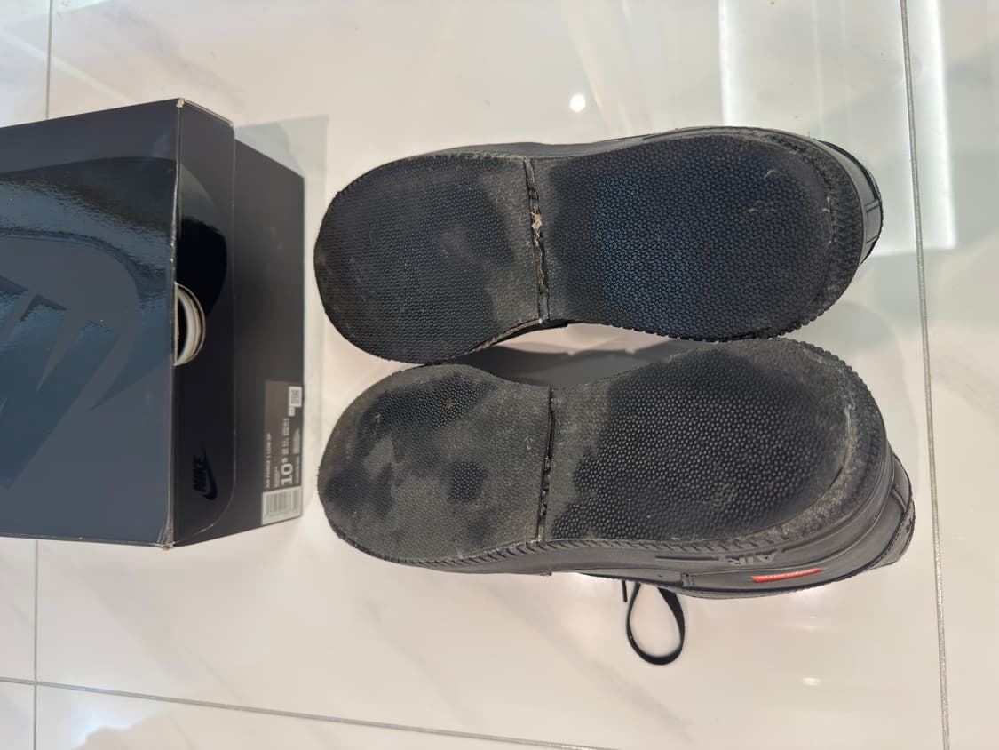 [285] 나이키 x 슈프림 에어포스 1 로우 블랙 상품이미지5