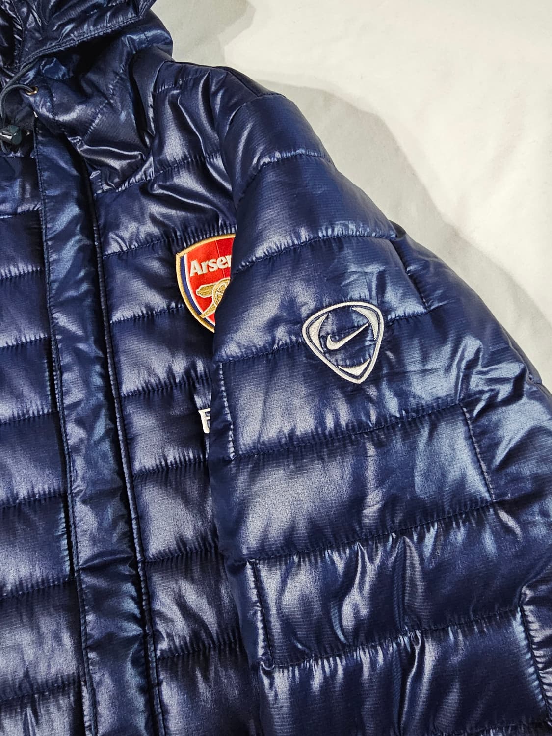 [xs] 09 나이키 아스날 FC 네이비 패딩 후드 점퍼 상품이미지5