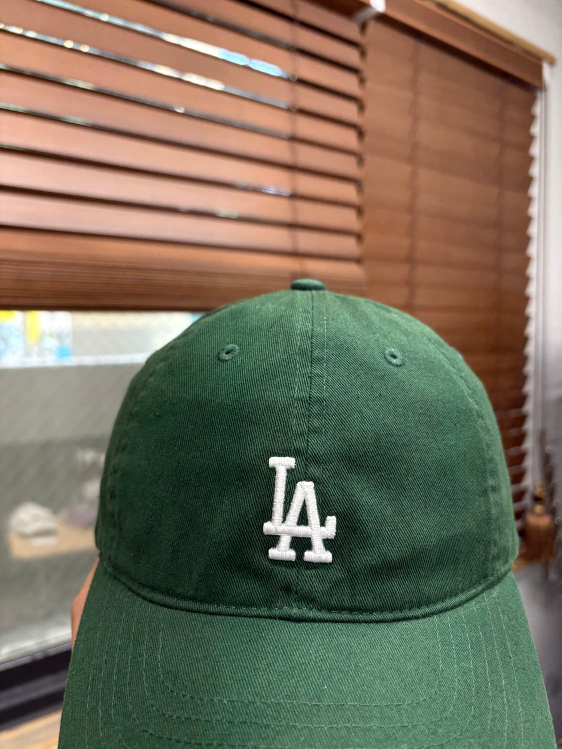 MLB 엠엘비 LA다저스 그린 볼캡 모자 상품이미지2
