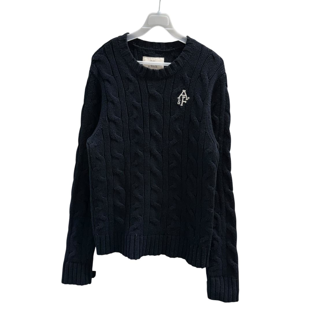 [L] 아베크롬비 앤 피치 블랙 자수 니트 상품이미지3