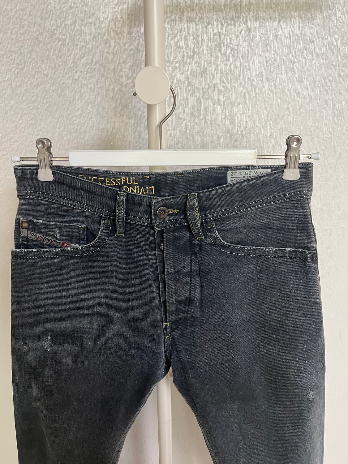 Diesel Braddom Regular Slim-Carrot Denim 상품이미지2