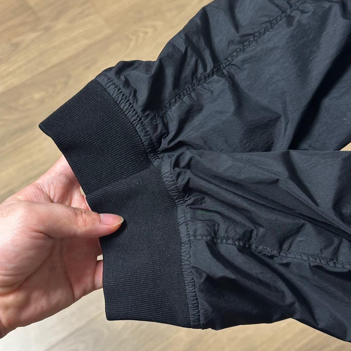 [XL] 20SS 스톤아일랜드 크링클랩스 R-NY 바람막이 블랙 상품이미지7