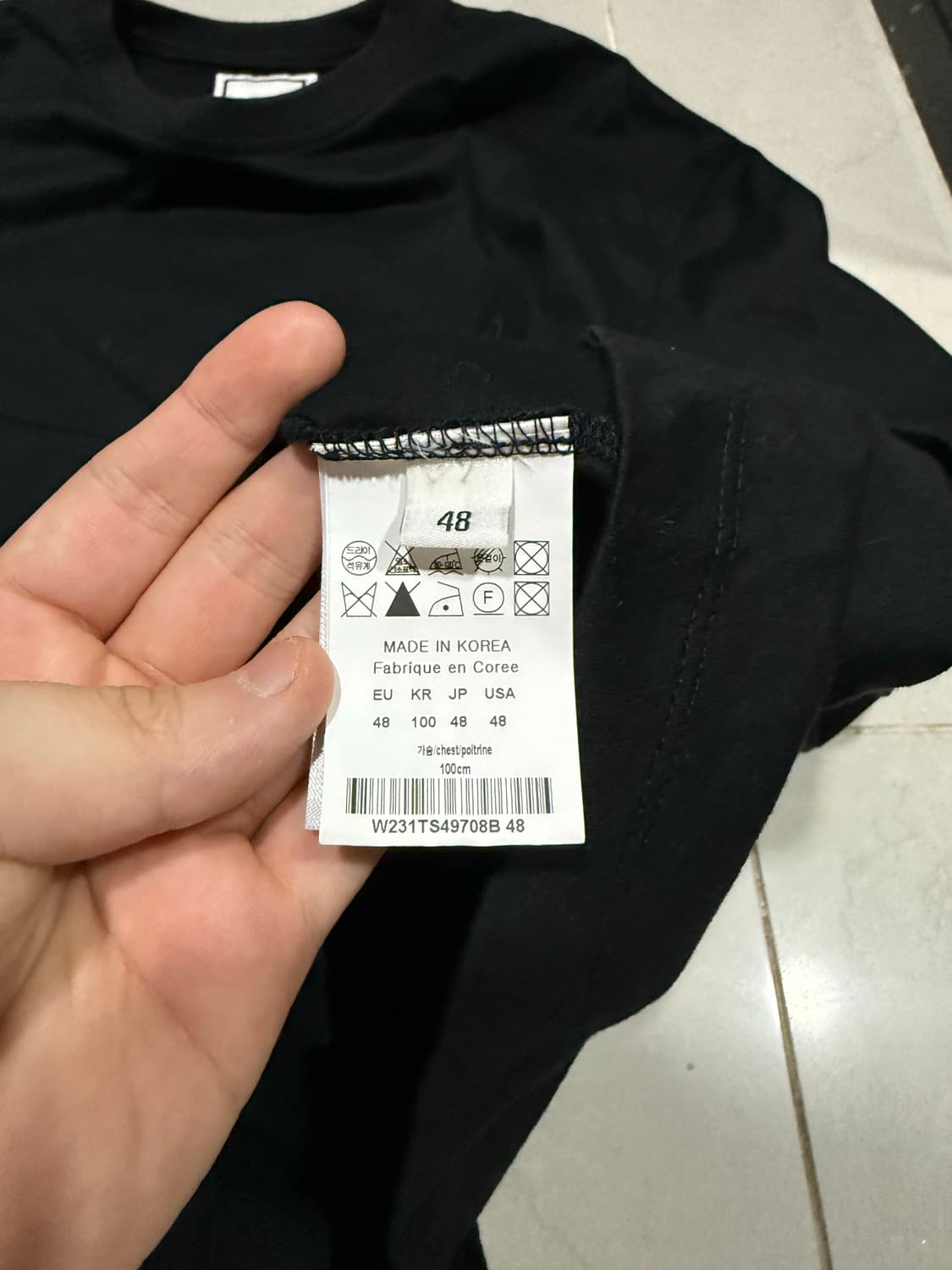 [당일출고,풀박스] 우영미 플라워 반팔 48사이즈 상품이미지5