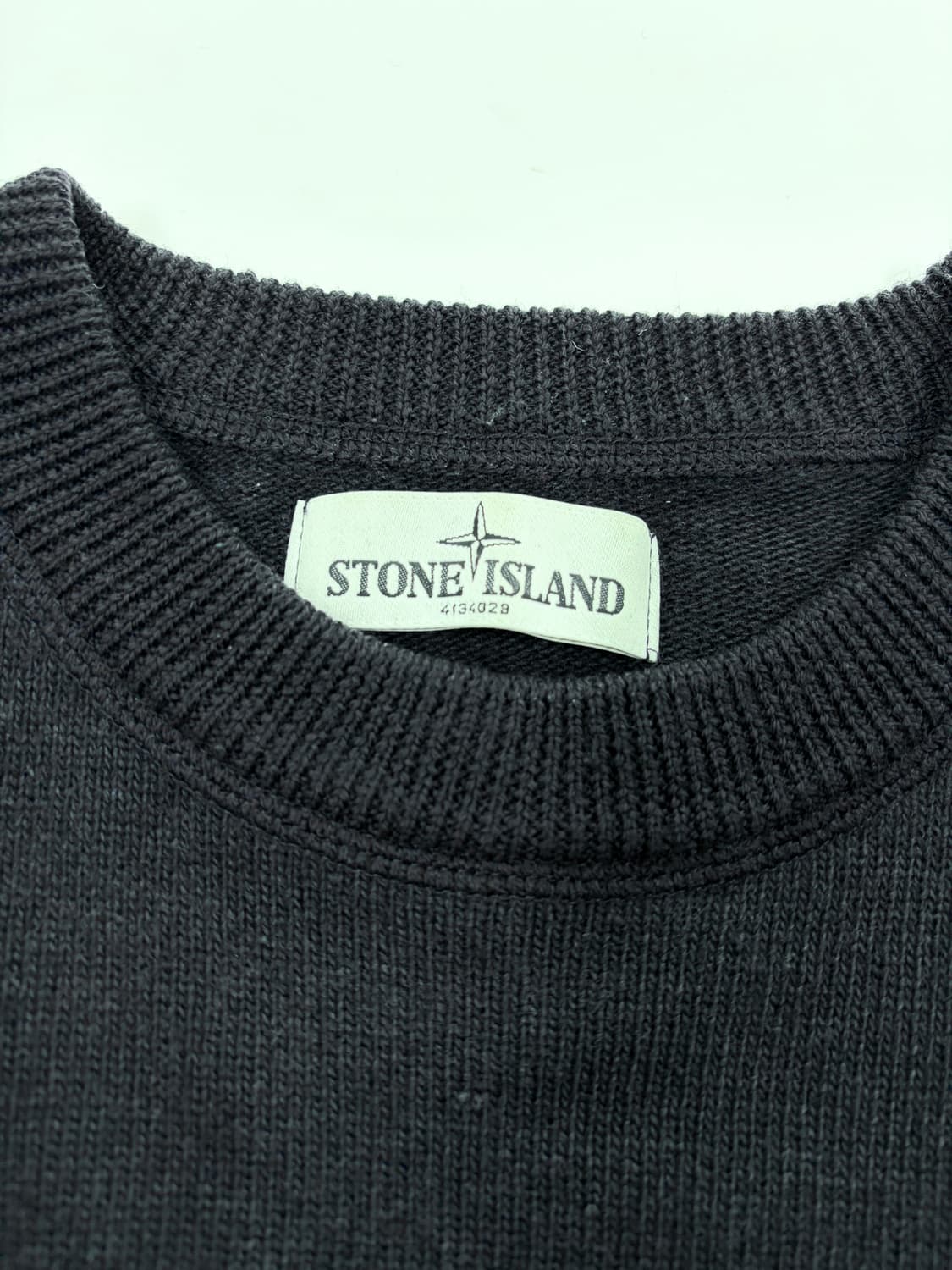 Stone Island 네이비 울 니트 스웻 상품이미지4