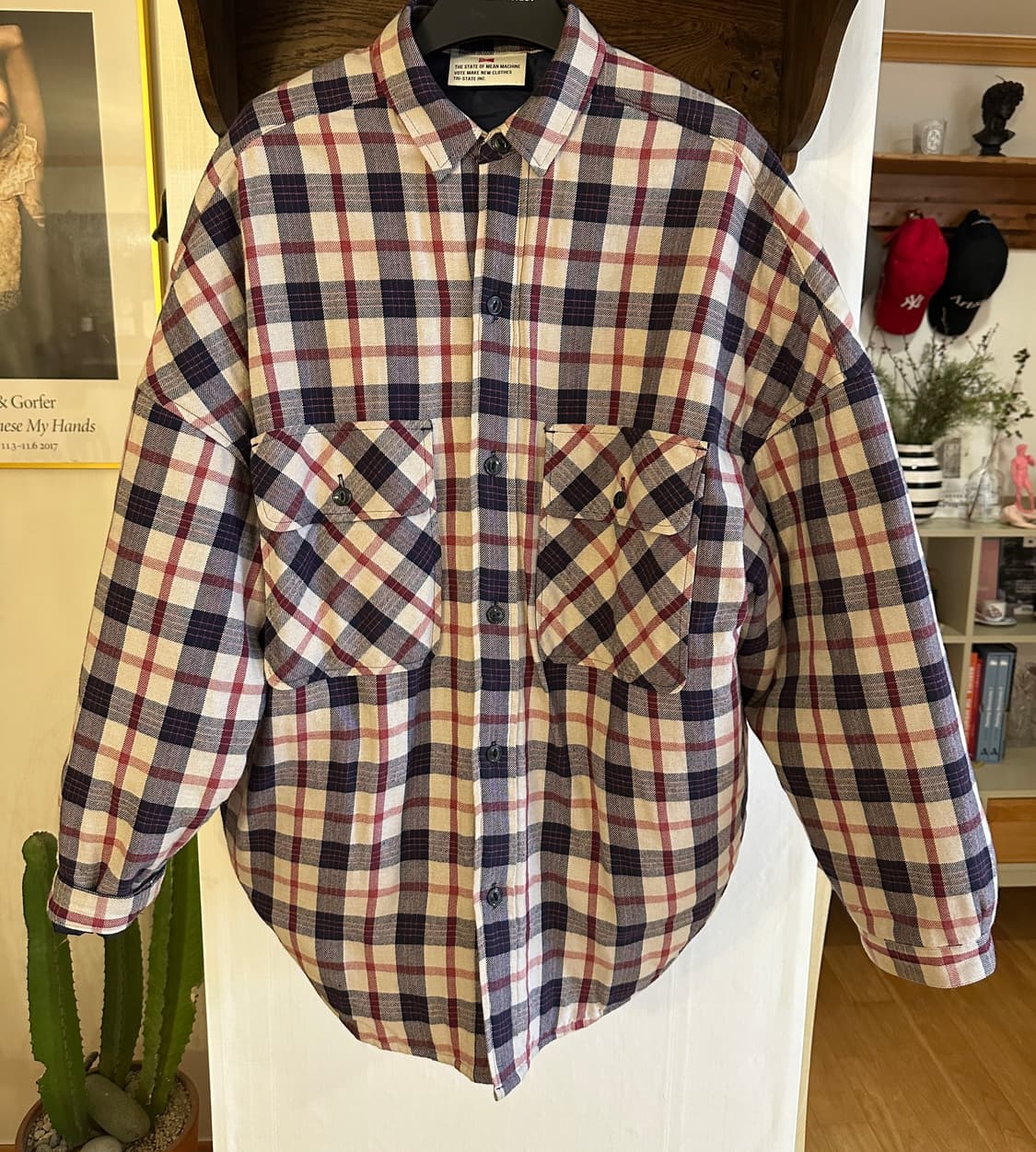 VOTE Japan 체크 셔츠 자켓 (M) 상품이미지1