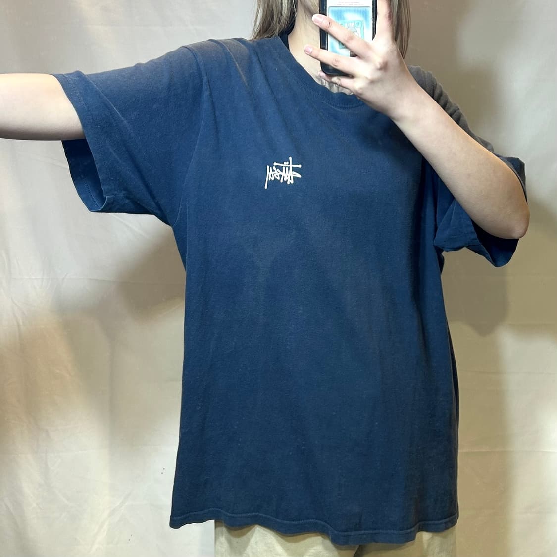 Stussy blue T-shirts 상품이미지5