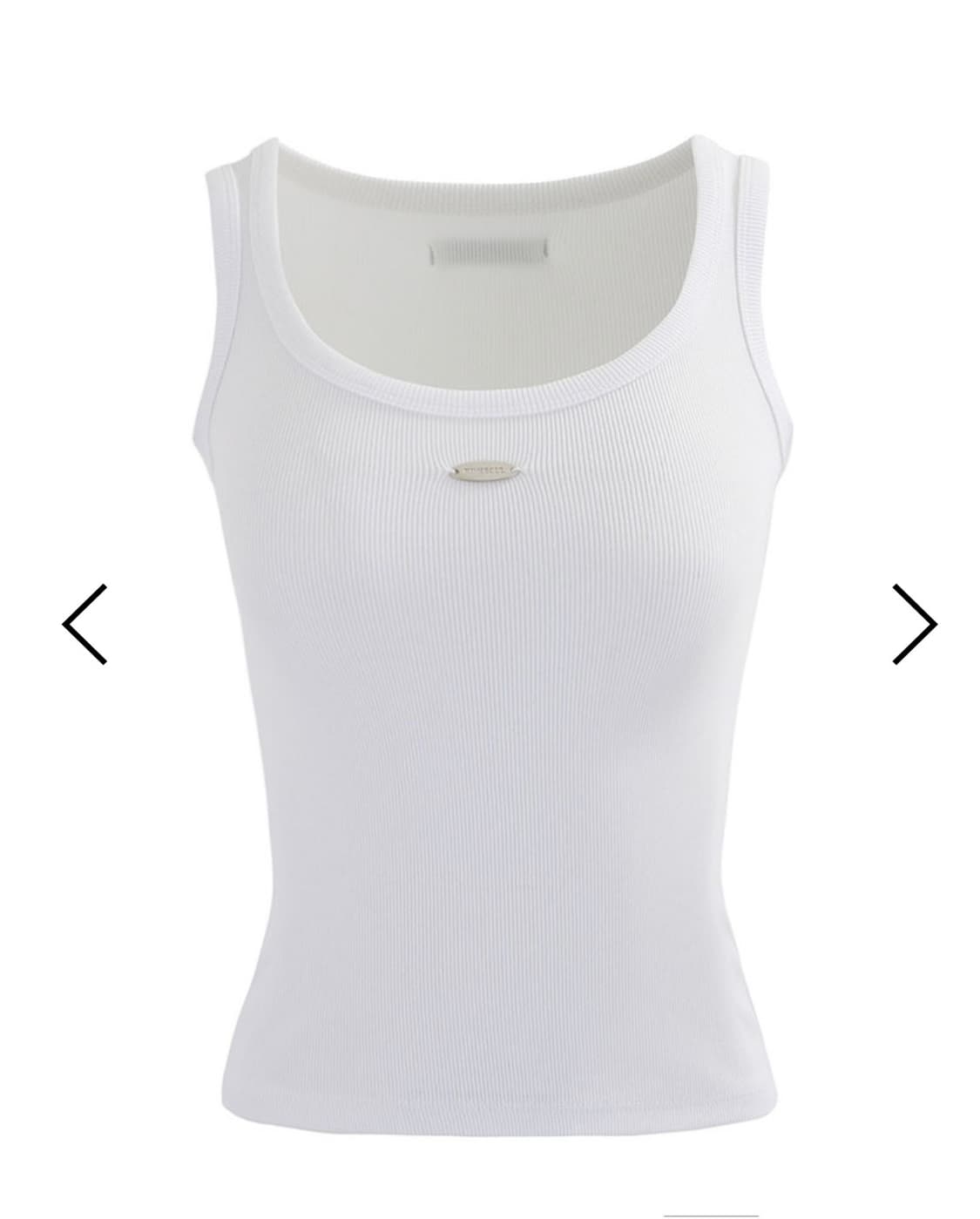 킴서울 세미 메탈 크롭탑 나시 상품이미지1