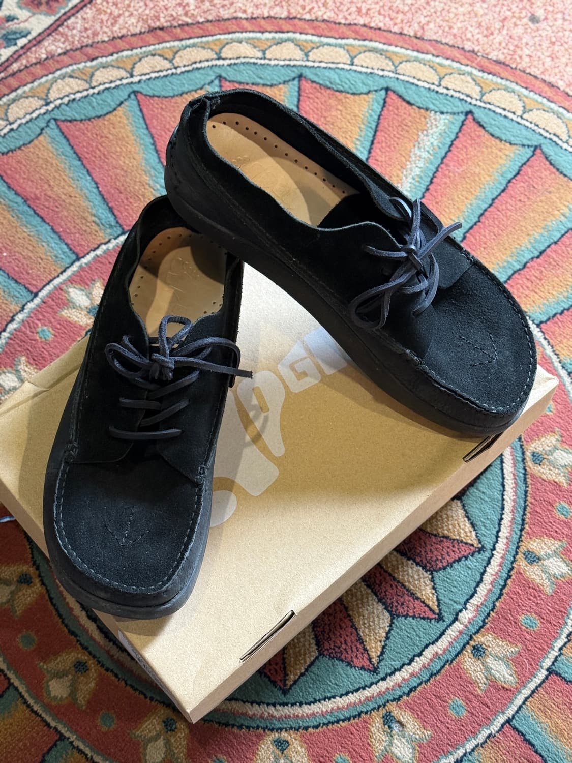 Nigel Cabourn x YOGI FINN2 스웨이드 모카신 슈즈 상품이미지5
