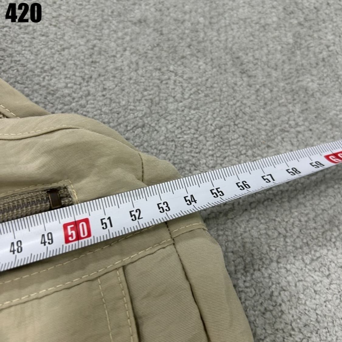 아식스 베이지색 남성 조끼  상품이미지4