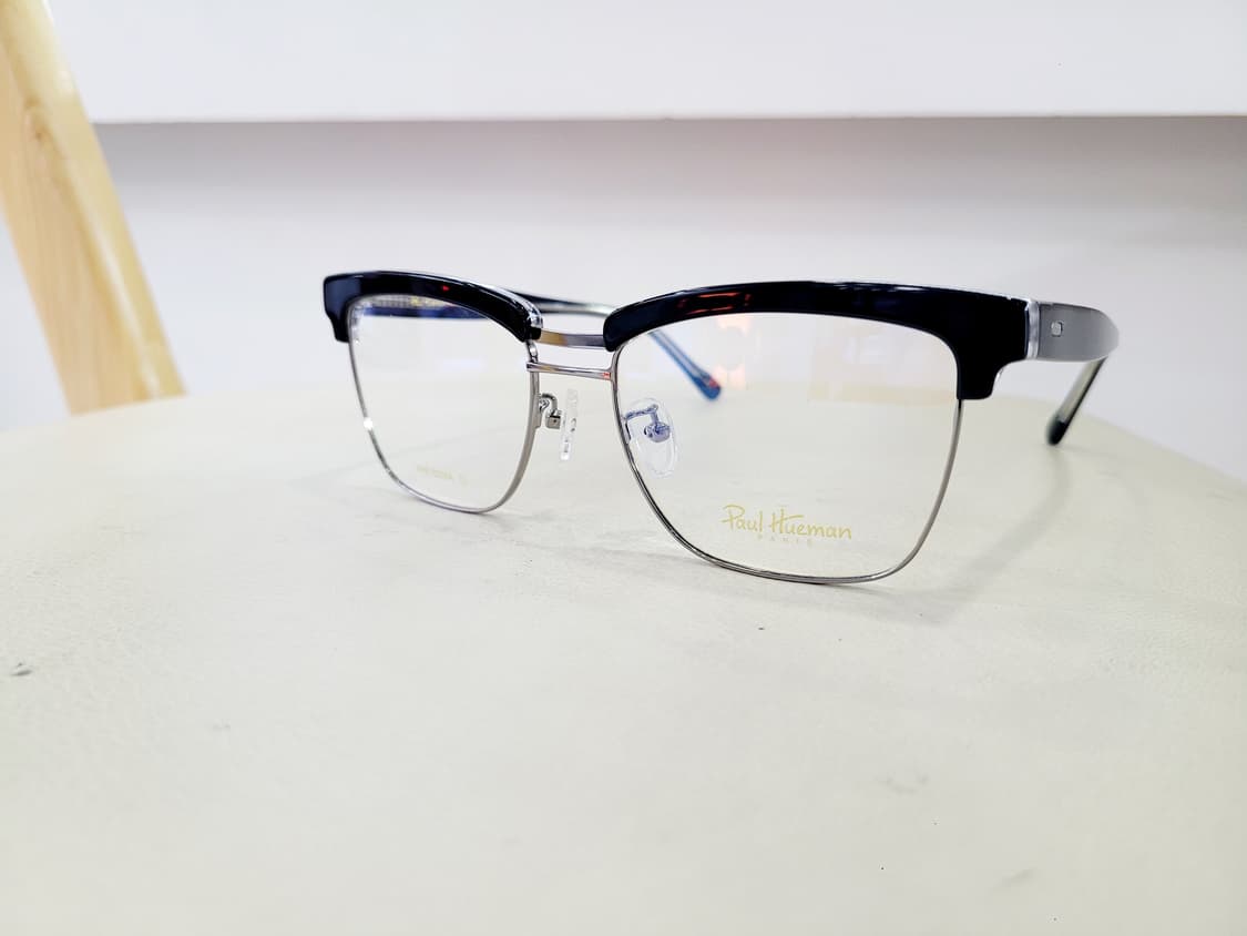폴휴먼 안경 PHF-5268A 블랙실버하금테 안경 상품이미지4