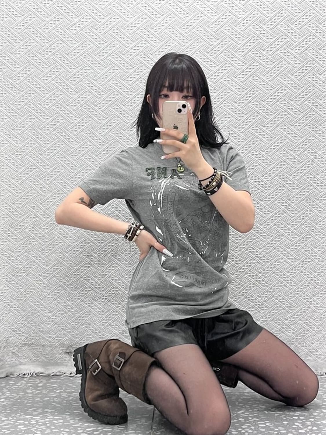 아베크롬비 빈티지 스트릿 펑크 아메카지 반팔티 S C10898 상품이미지1