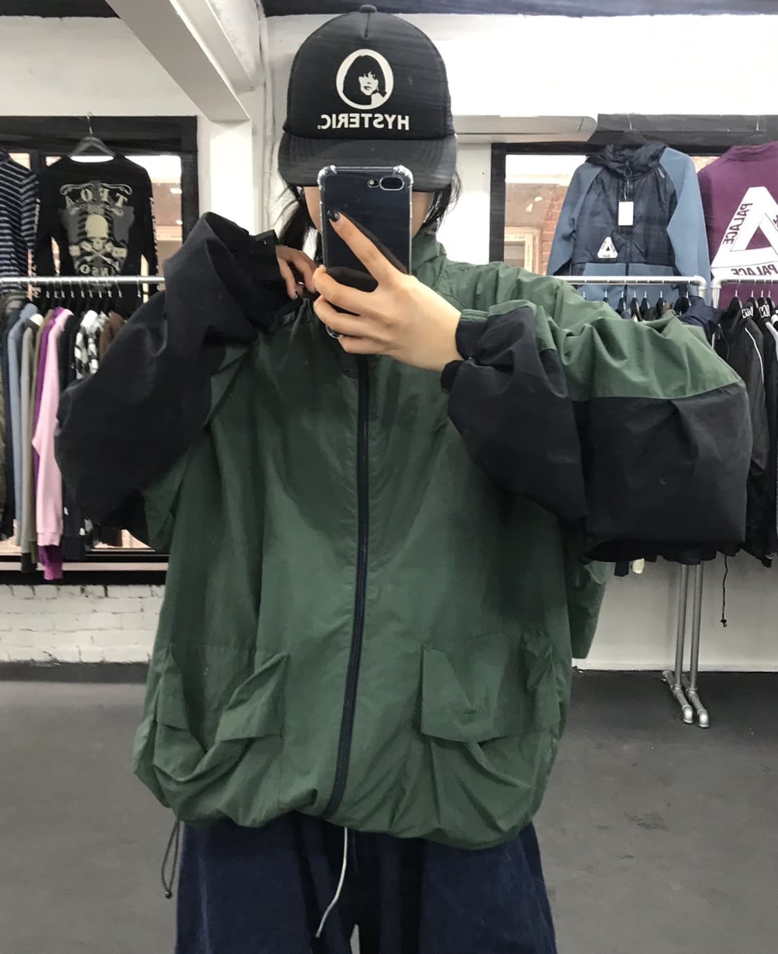 홀리선 투톤 투웨이 바람막이 상품이미지5