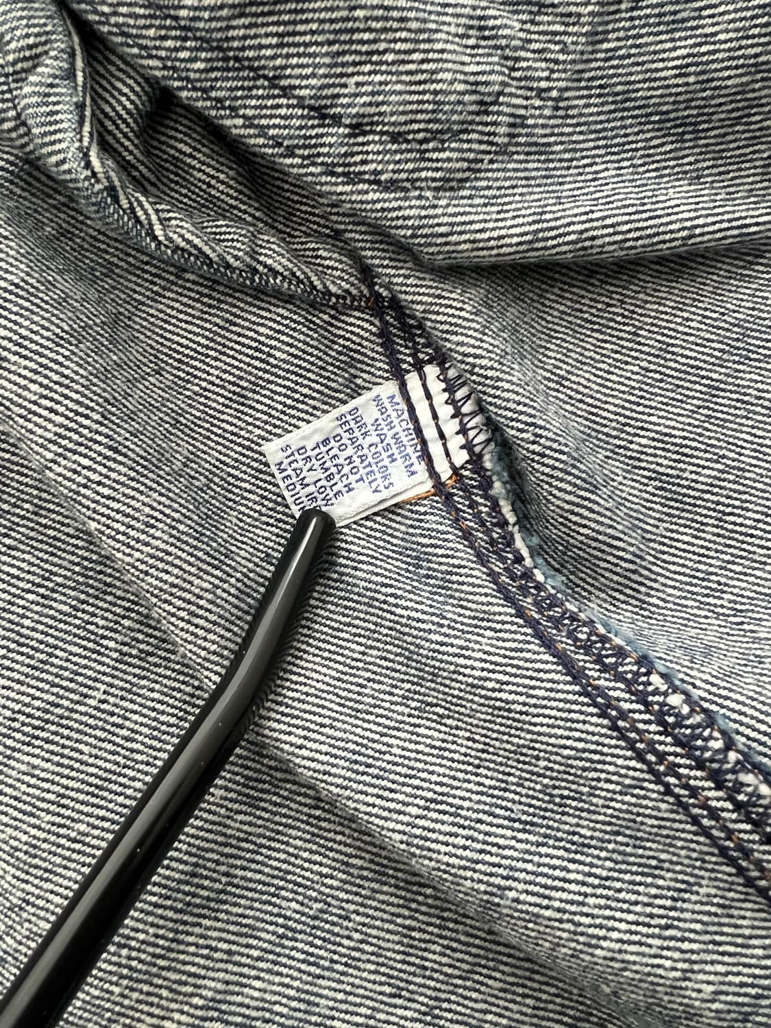 폴로랄프로렌 청자켓 made in USA 트러커 상품이미지8