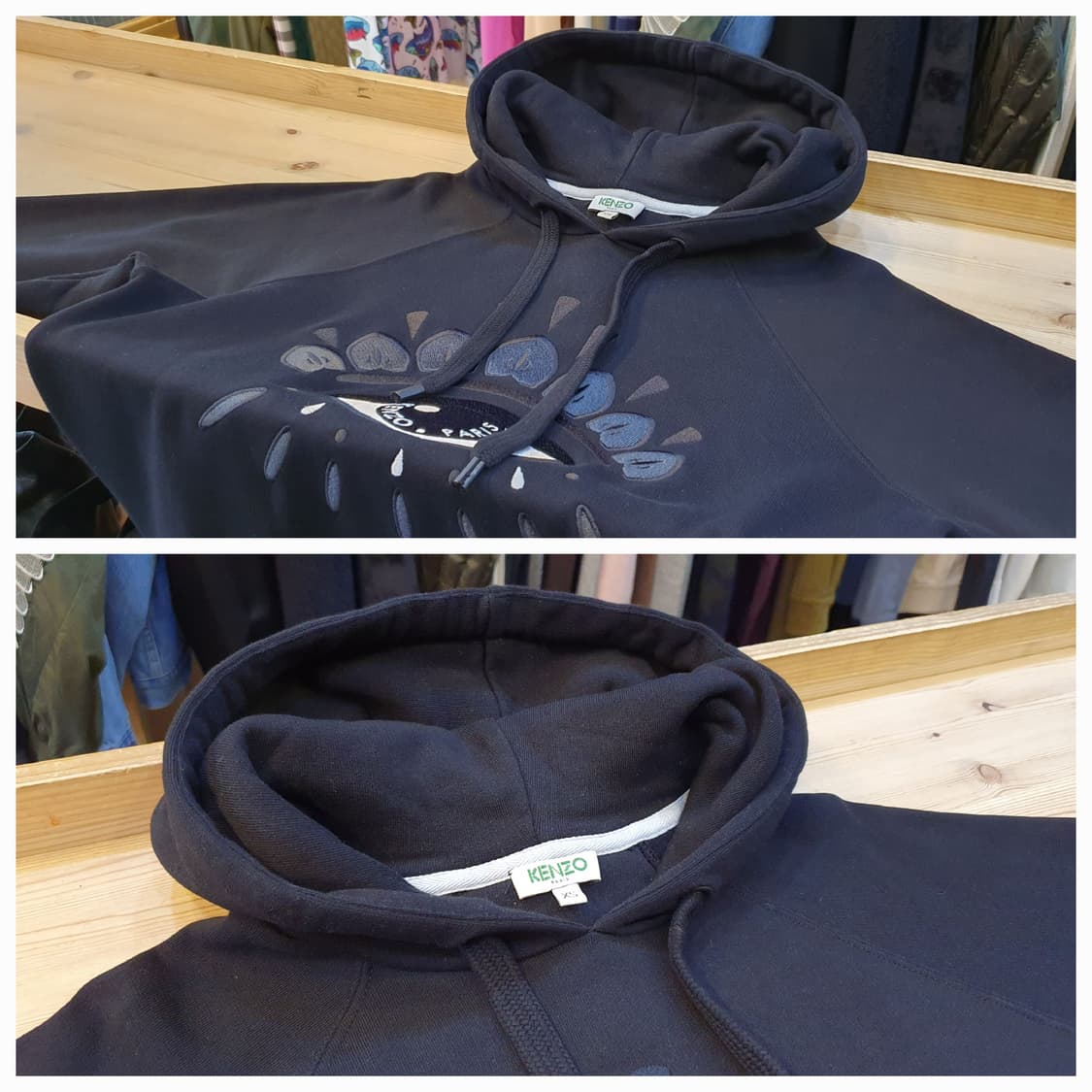 (새상품)90/66.겐죠 빅아이 후드티 상품이미지3