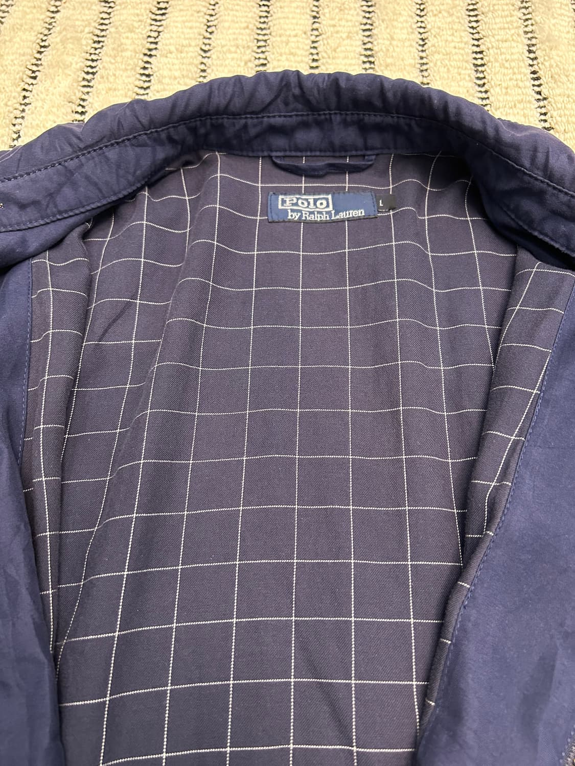 폴로(Polo)랄프로렌 네이비 코튼 자켓 상품이미지6