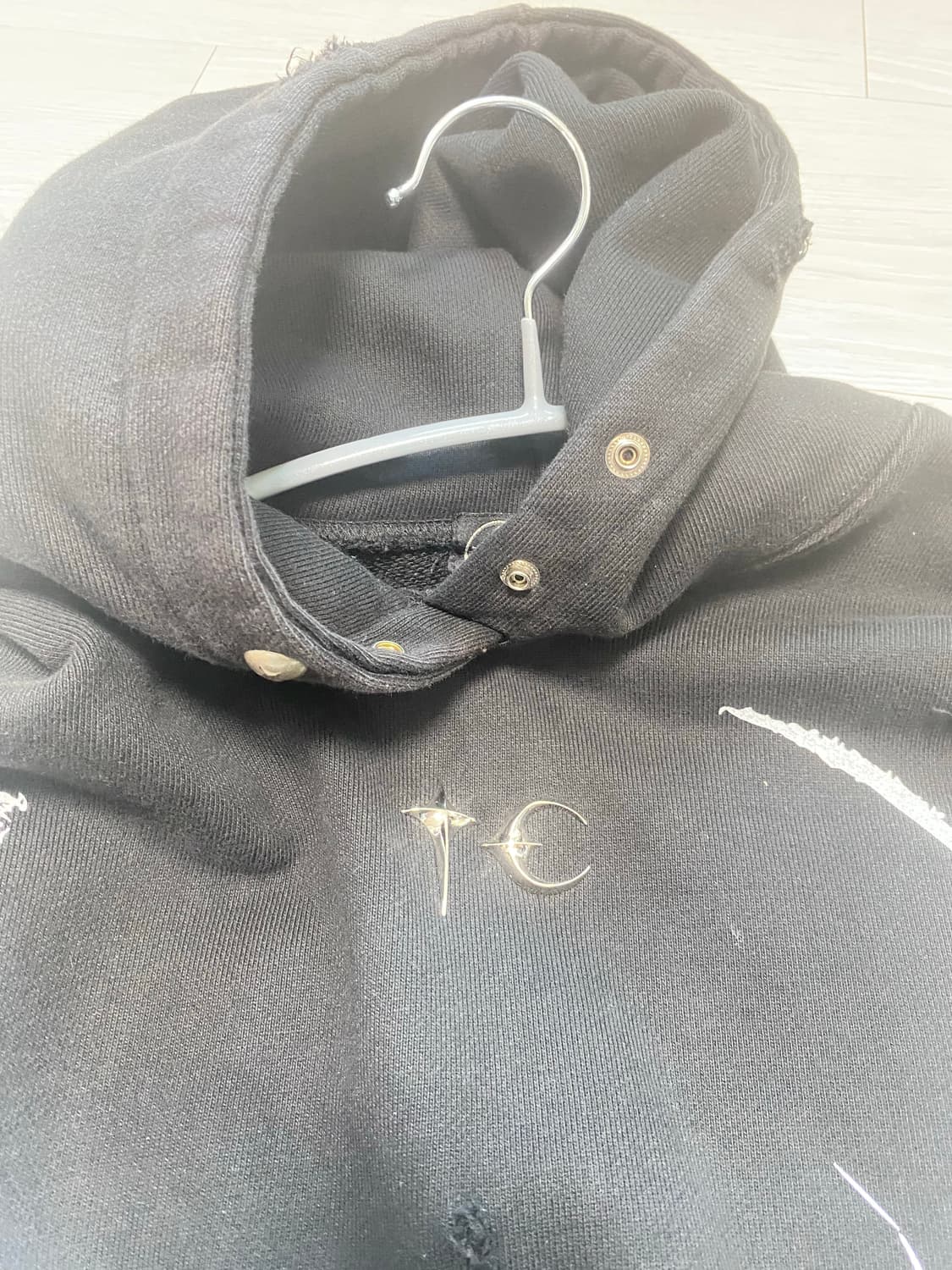 (3)떠그클럽 사탄후드 블랙 상품이미지2