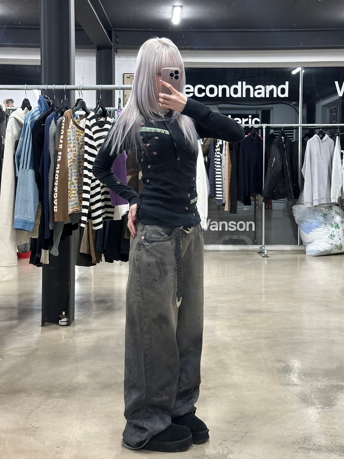 히스테릭 글래머 긴팔 딸기 슬리브 상품이미지3