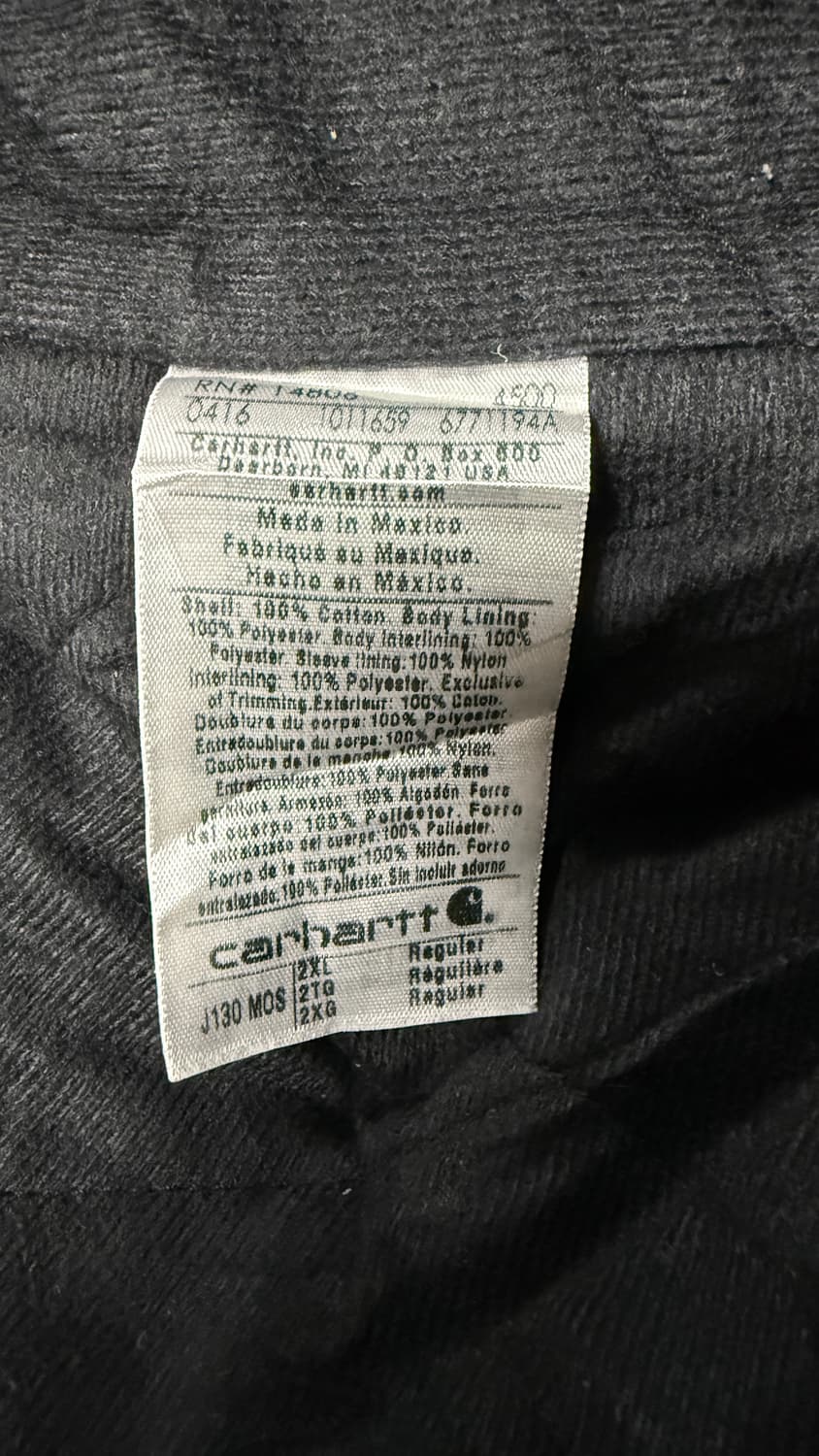 [2XL] 칼하트 J130 MOS 모스그린 빈티지 액티브 자켓 상품이미지7