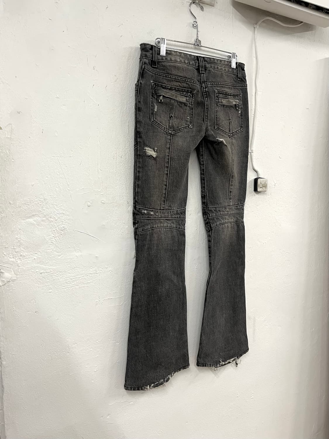 발망 2010FW 데카르넹 데님 플레어 바이커 팬츠 상품이미지8