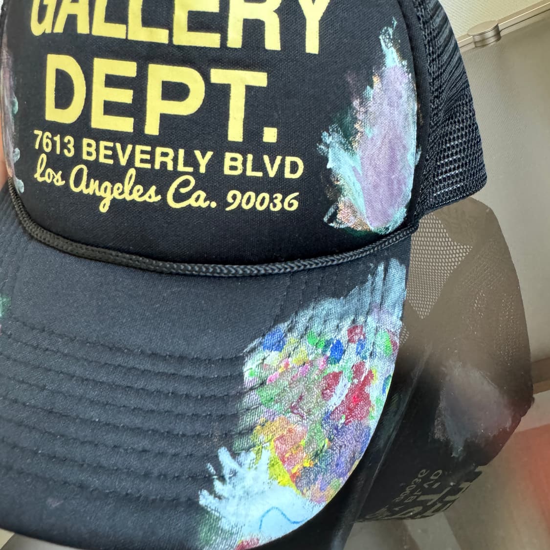 USA 갤러리디파트먼트 볼캡 페인팅 모자 상품이미지8