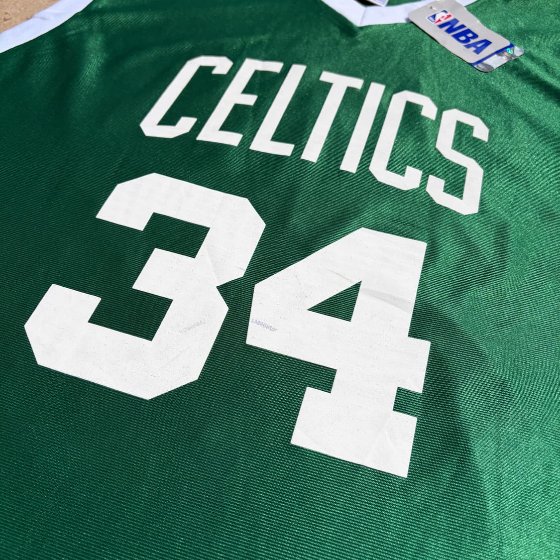 NBA OG 보스턴 셀틱스 폴 피어스 빈티지 농구져지 유니폼 XL 상품이미지4