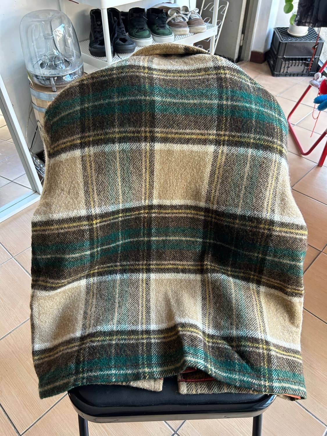 70‘s 울리치 체크 울파일자켓 상품이미지5