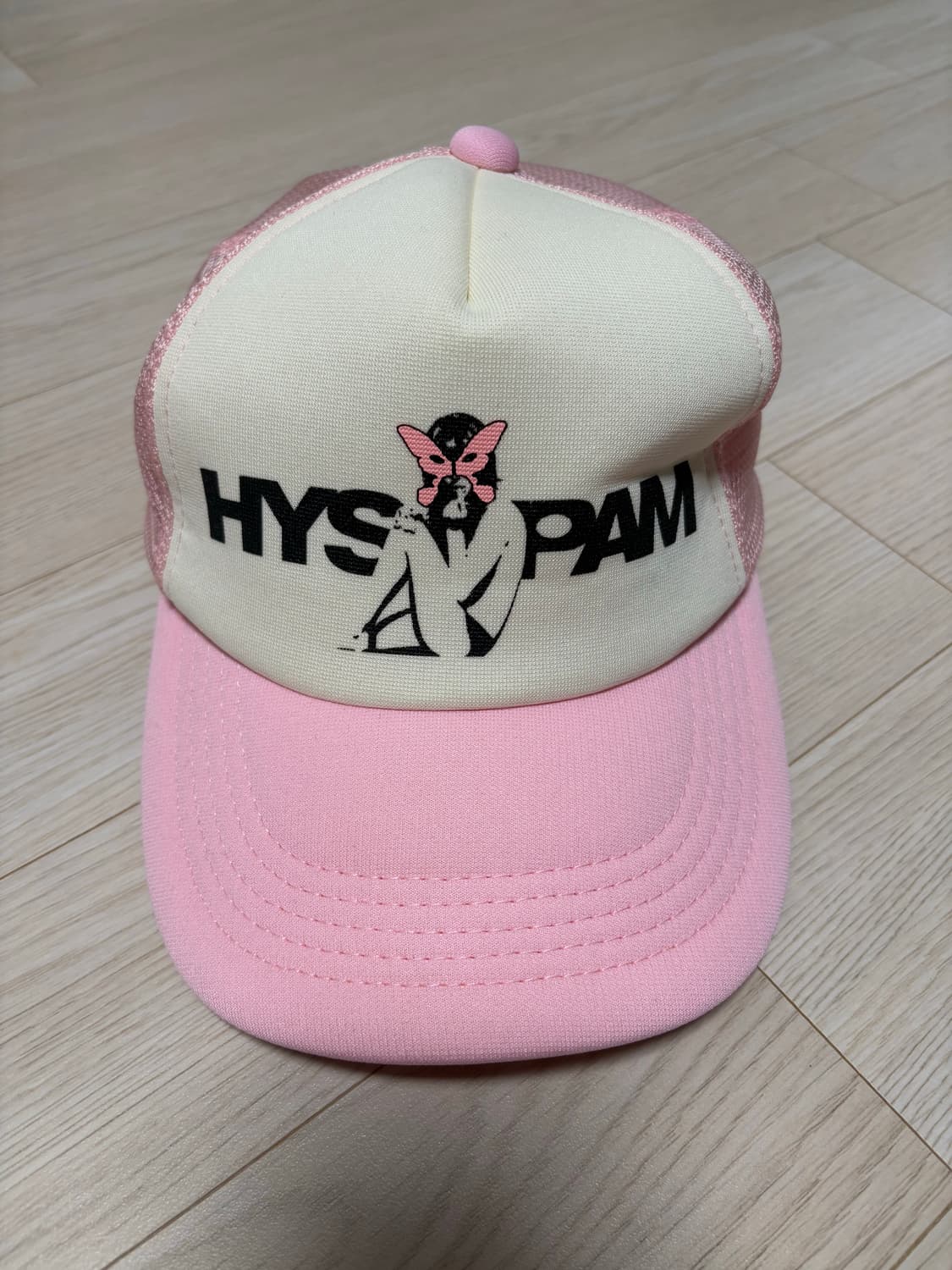 히스테릭 글래머 x P.A.M 에일리언 걸 메쉬캡 핑크 상품이미지1